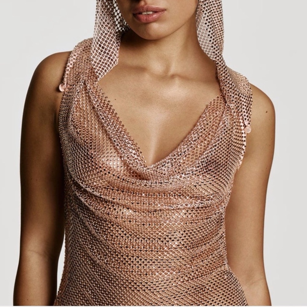 CULTNAKED Diva Stardust Top with hood